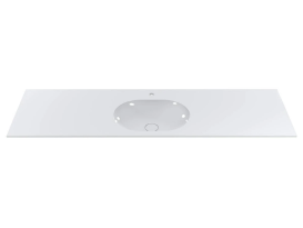 Раковина для ванной Miraggio NEW YORK 1850 Miramarble белый глянцевый 69125563