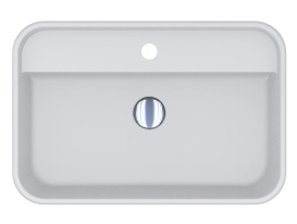 Раковина для ванної Miraggio Ocean 600 Matt 60х40 см Miramarble Matt білий матовий 8813902