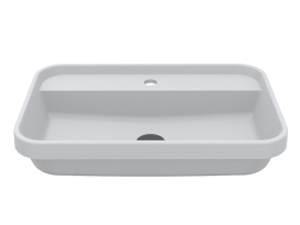 Раковина для ванной Miraggio Ocean 600 60х40 см Mirasoft белый матовый 8813903