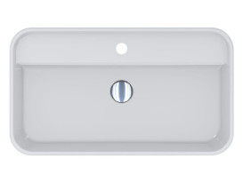 Раковина для ванной Miraggio Ocean 700 70х40 см Miramarble белый глянцевый 8813680