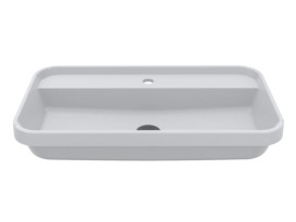 Раковина для ванной Miraggio Ocean 700 70х40 см Miramarble белый глянцевый 8813680