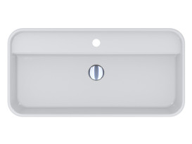 Раковина для ванной Miraggio Ocean 800 80х40 см Miramarble белый глянцевый 8813822