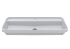 Раковина для ванной Miraggio Ocean 90,1х40,1 см литой мрамор Mirasoft Technology белый 8814010