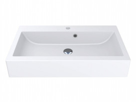 Раковина для ванной Miraggio Oskar 79,3х42,3 см Mirasoft Technology белый матовый 0001112