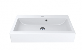 Раковина для ванної Miraggio Oskar з отвором під змішувач білий матовий 0000229