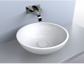 Раковина для ванної Miraggio Palermo 500 накладна білий глянсовий 0000230