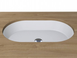 Раковина для ванної Miraggio Rome 55х35,1 см під стільницю Mirasoft Technology білий матовий 0001113