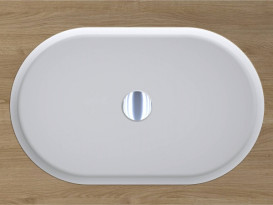 Раковина для ванної Miraggio Rome 55х35,1 см під стільницю Mirasoft Technology білий матовий 0001113