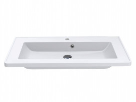 Раковина для ванної Miraggio Rostriks Tres 80х42 см Miramarble білий 0001540