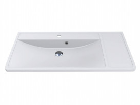 Раковина для ванной Miraggio Sacramento 100,1х48,1 см Mirasoft Technology белый матовый 0001114