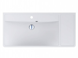 Раковина для ванной Miraggio Sacramento 100,1х48,1 см Mirasoft Technology белый матовый 0001114