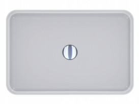 Раковина для ванної Miraggio San Martin 60х40 см литий мармур Miramarble білий матовий 0000676