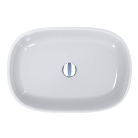 Раковина для ванной Miraggio Santorini 60х41 см Miramarble белый глянцевый 0001759