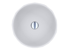 Раковина для ванной Miraggio Sapfire cup Matt 43х43 см Miramarble Matt белый матовый 0002255