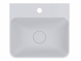 Раковина для ванной Miraggio Seed 43х39 см Mirasoft Technology белый матовый 0001116