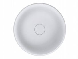 Раковина для ванной Miraggio Siena Ø44 см литой мрамор Miramarble белый матовый 0000769