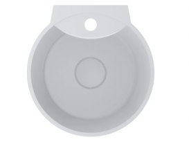 Раковина для ванной Miraggio Smart подвесная с отверстием под смеситель белый матовый 0000241