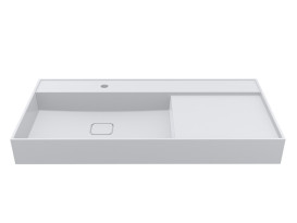 Раковина для ванной Miraggio Soul 1000 Matt 100х53 см Miramarble Matt белый матовый 8813395