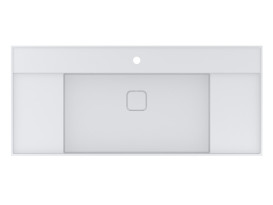 Раковина для ванної Miraggio Soul 1200 120х53 см Mirasoft білий матовий 8813398