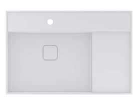 Раковина для ванної Miraggio Soul 800 80х53 см Miramarble білий глянсовий 8813306