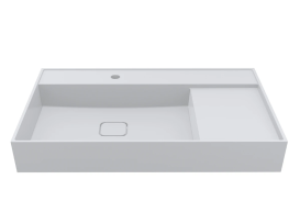 Раковина для ванної Miraggio Soul 800 80х53 см Miramarble білий глянсовий 8813306