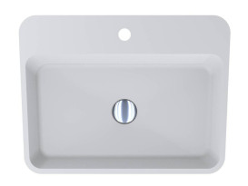 Раковина для ванної Miraggio Sun 600 60х45 см підлогова Miramarble білий глянцевий 0002390