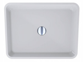 Раковина для ванной Miraggio Sunny 60х45 см литой мрамор Miramarble белый матовый 0001250