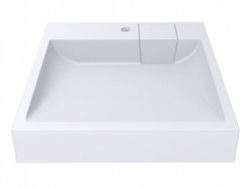 Раковина для ванної Miraggio Tallinn 60,3х59,8 см Mirasoft Technology білий матовий 0001120