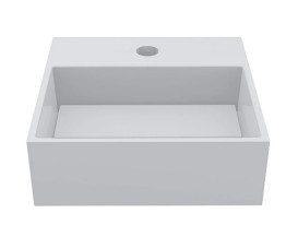 Раковина для ванной Miraggio Toni 30х30 см литой мрамор Miramarble белый 8814241