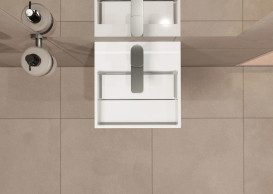 Раковина для ванной Miraggio Toni 30х30 см литой мрамор Miramarble белый 8814241