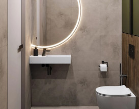 Раковина для ванной Miraggio Toni 65х22 см R литой мрамор Miramarble белый 8814238