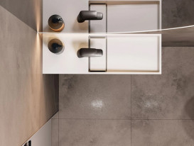 Раковина для ванной Miraggio Toni 65х22 см R литой мрамор Miramarble белый 8814238