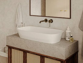 Раковина для ванной Miraggio TRIPOLI 80х40 см Miramarble белый глянцевый 0000586