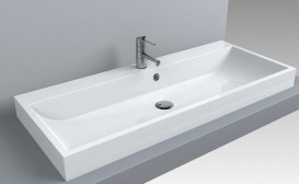 Раковина для ванной Miraggio Varna 1000 врезная с отверстием под смеситель белый глянцевый 0000252