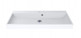 Раковина для ванної Miraggio Varna 1000 врізна з отвором під змішувач білий матовий 0000253