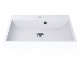 Раковина для ванної кімнати Miraggio Varna 600 Mirasoft Technology білий матовий 0001025