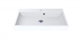 Раковина для ванної Miraggio Varna 700 врізна з отвором під змішувач білий матовий 0000257