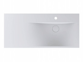 Раковина для ванной Miraggio Viola 1000 литой мрамор Miramarble белый матовый 0000670