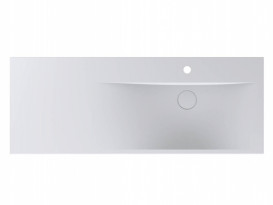 Раковина для ванної Miraggio Viola 1200 литий мармур Miramarble білий матовий 0000671