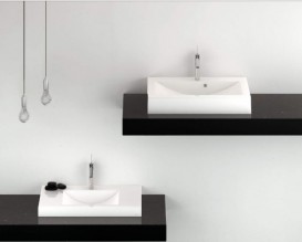 Раковина для ванной Marmorin Ceto 90х56 см литой камень белый 170 090 022 xx x