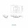 Раковина для ванної на тумбу умивальник-стільниця Marmorin колекція Lira біла 640 080 0xx xx x