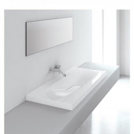 Раковина для ванной Marmorin Noel 100х45 см литой камень белый 581 100 020 xx x