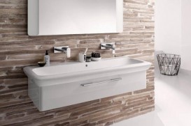 Раковина для ванної на тумбу Kolo Life 130 з покриттям Reflex біла M21030900