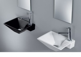 Раковина для ванної підвісна AeT колекція Idea Clessidra біла L271T0R1V1