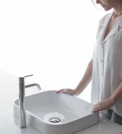 Раковина для ванной встраиваемая Galassia коллекция Meg11 белая 5453