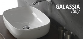 Раковина для ванної накладна Galassia колекція Dream біла 7300