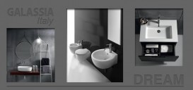 Раковина для ванної накладна Galassia колекція Dream біла 7300