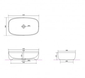 Раковина для ванної Galassia Dream накладна овальна без отвору переливу білий 7301
