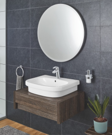 Раковина для ванной накладная Grohe Euro Ceramic 60 с гигиеническим покрытием альпин-белый 3933700H