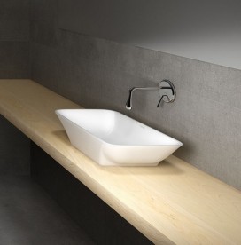 Раковина для ванной Marmorin Loren 59,6х35,8 см литой камень белый 720 059 020 xx x